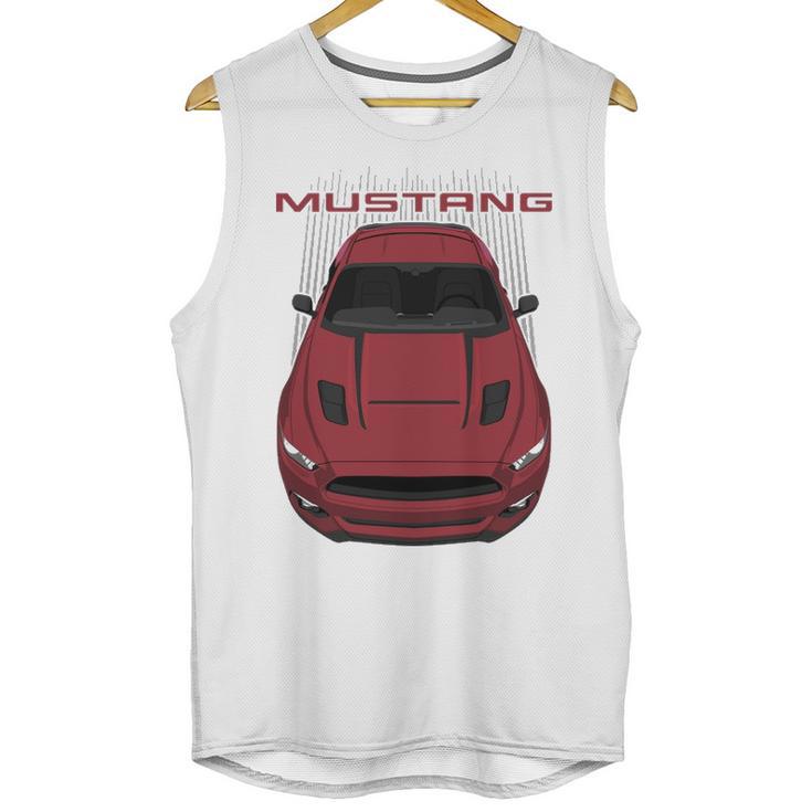 Mustang Gt Cs 2016 2017 Ruby Red Unisex Tank Top