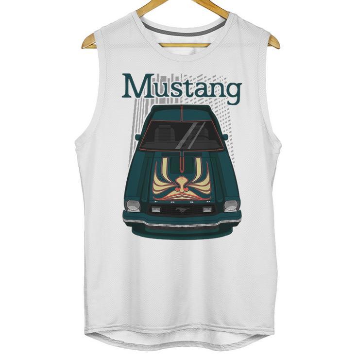 Mustang King Cobra 1978   Aqua Metallic Unisex Tank Top