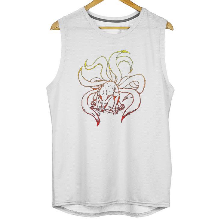 Naruto Shippuden Nine Tails Gradient Unisex Tank Top