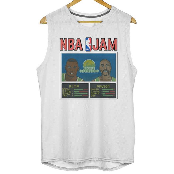 Nba-Jam-Seattle-Supersonics---Pine-L Unisex Tank Top