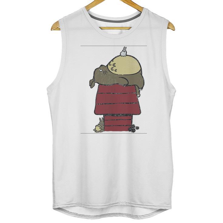 My Neighbor Peanut Totoro Snoopy Peanuts Neighbor Ghibli Japan Unisex Tank Top