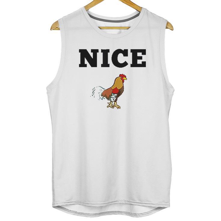 Nice Cock Funny Rude Joke Valentines Day Gift For Him Kinky Unisex Tank Top