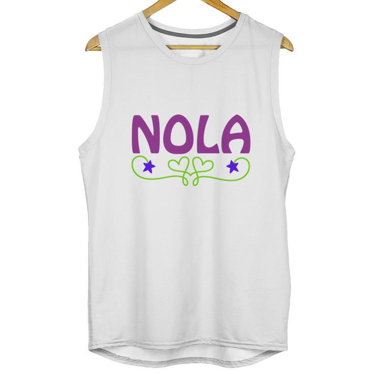 Nola Black Unisex Tank Top