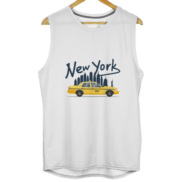 Nyc New York Yellow Cab Taxi Gift Souvenir Unisex Tank Top