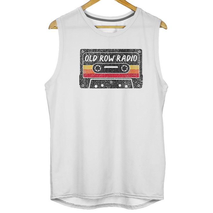 Old Row Radio Cassette Unisex Tank Top