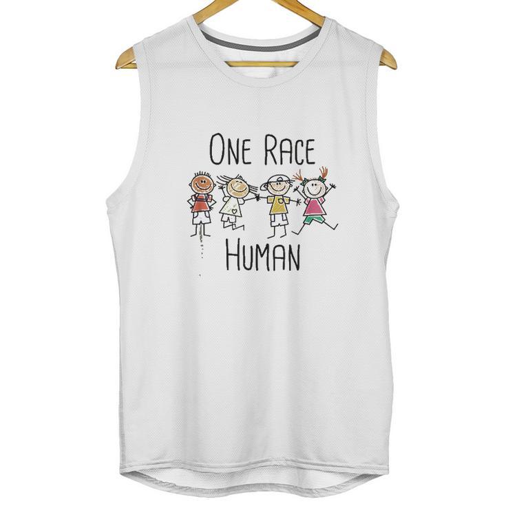 One Race Human Unisex Tank Top