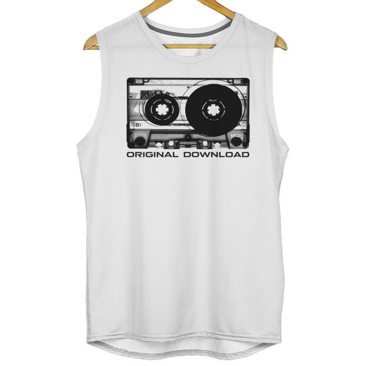 Original Download Retro Cassette Tape Music Unisex Tank Top