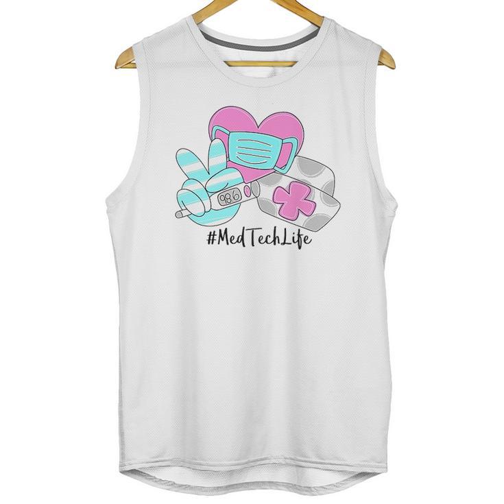 Peace Love Nursing Med Tech Unisex Tank Top