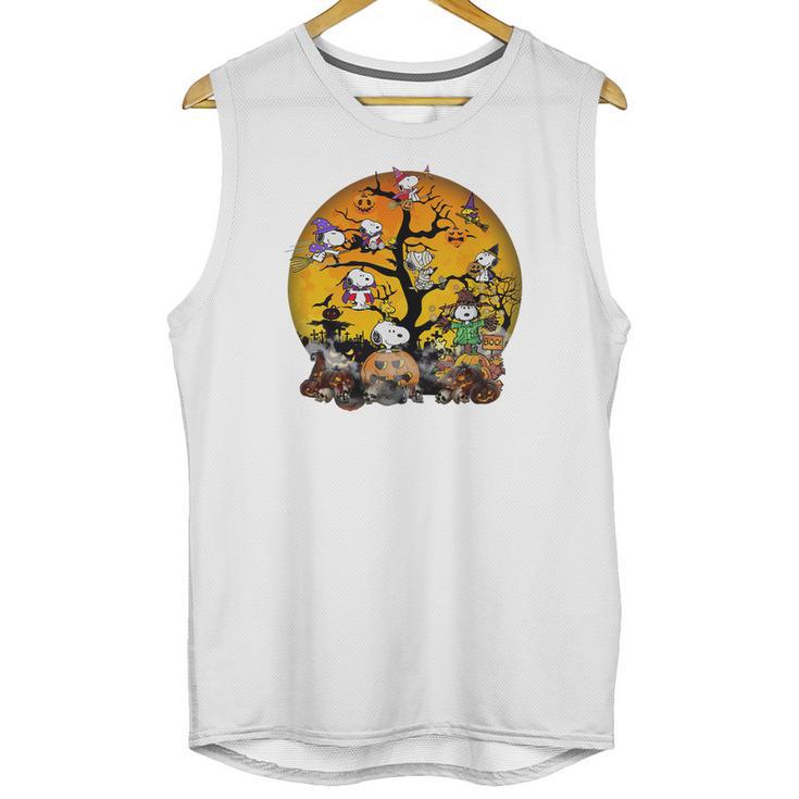 Peanuts Snoopy Halloween Tree Shirt Unisex Tank Top