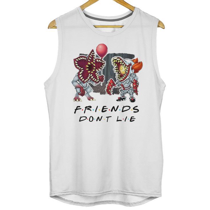 Pennywise Demogorgon Friends Don’T Lie Unisex Tank Top