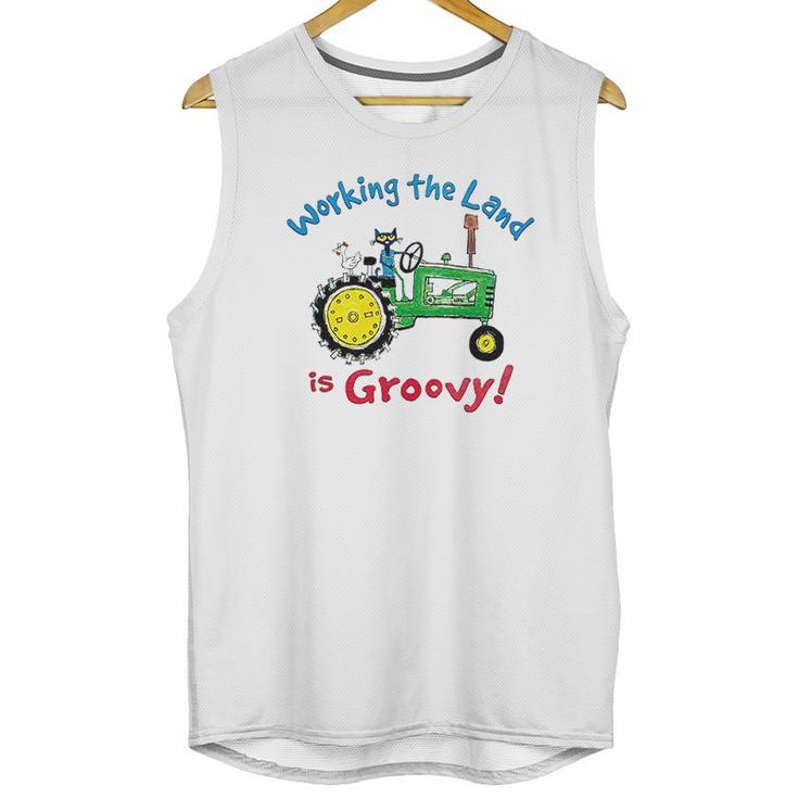 Pete The Cat Working The Land Unisex Tank Top