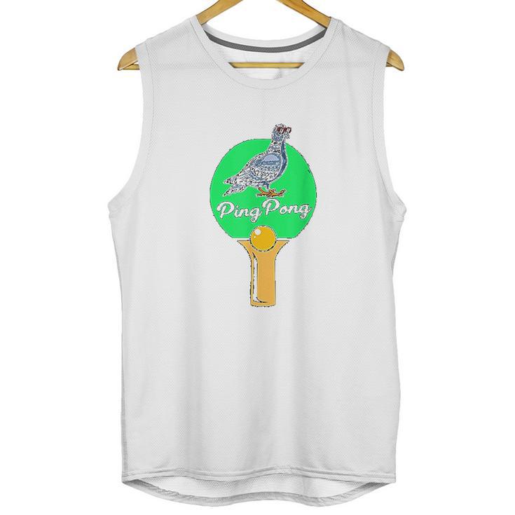 Pigeon Ping Pong Unisex Tank Top