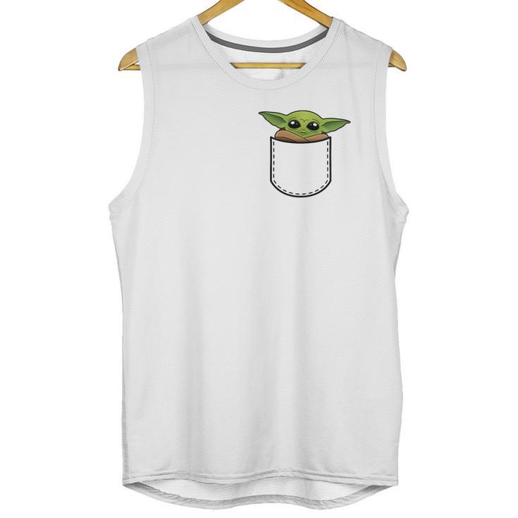 Pocket Baby Yoda Unisex Tank Top