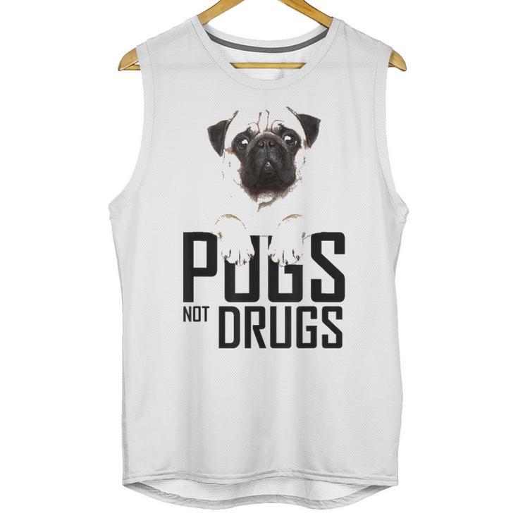 Pugs Not Drugs Awareness Unisex Tank Top