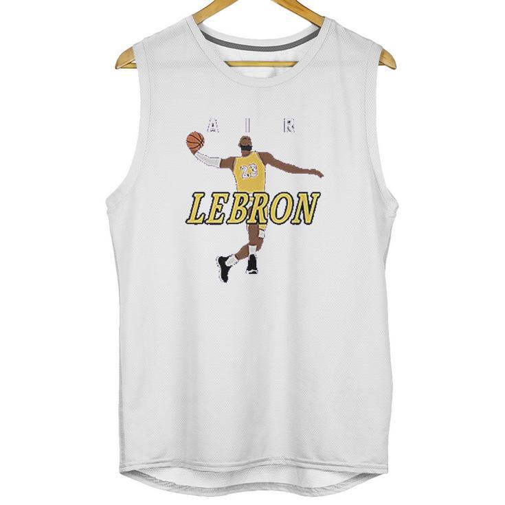 Purple Los Angeles Lebron Air Pic Unisex Tank Top