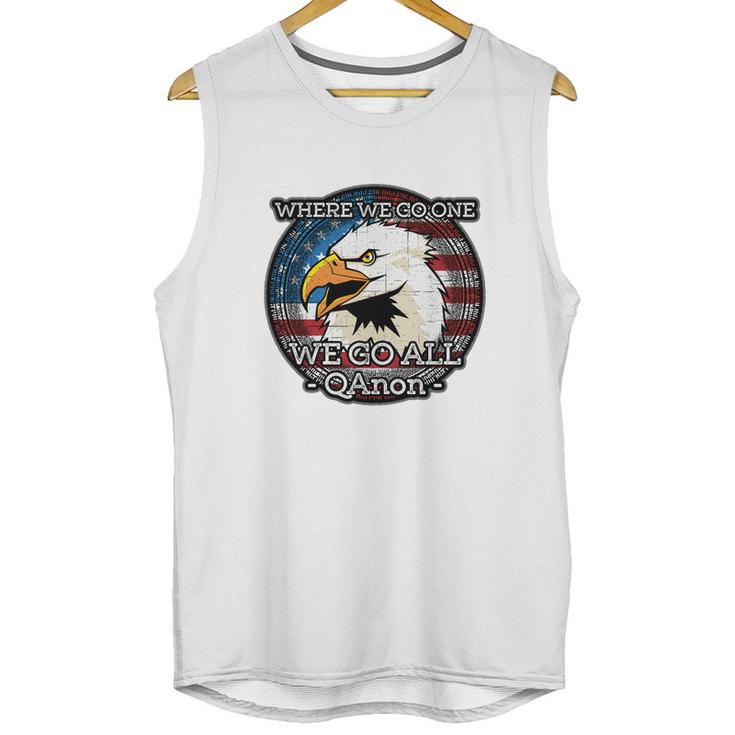 Q Anon Where We Go One We Go All Wwg1wga T-Shirt Unisex Tank Top