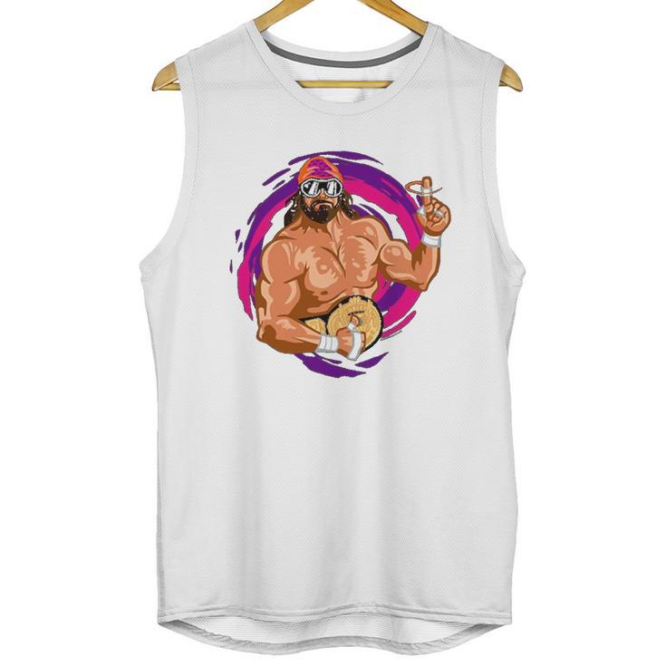 Randy Macho Man Savage Funny Cartoon Unisex Tank Top