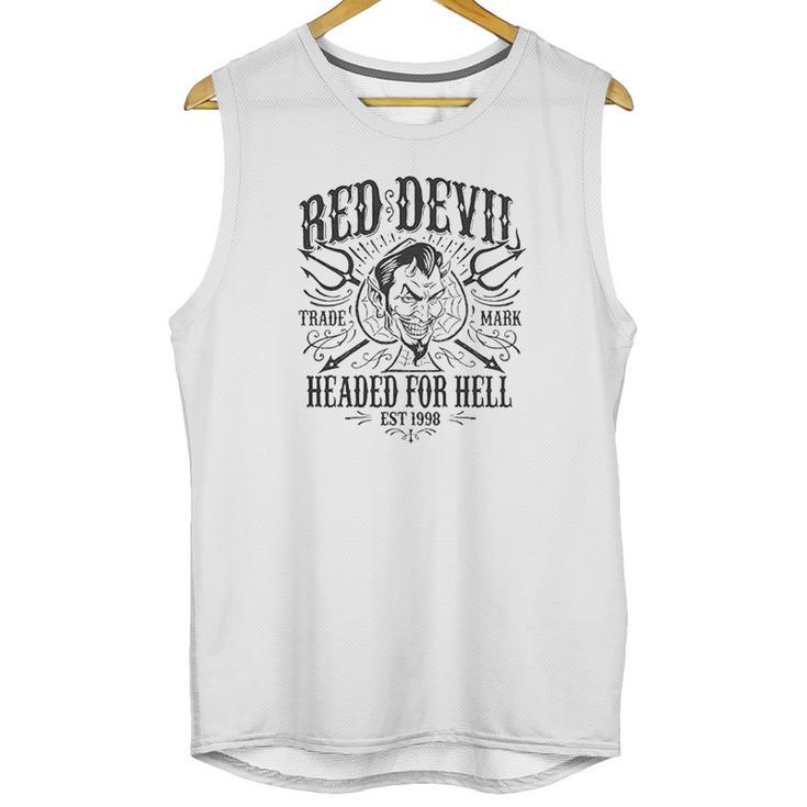 Red Devil Clothing Headed For Hell Unisex Tank Top