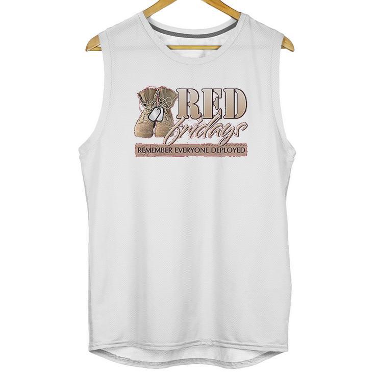 Red Fridays Remember Everyone Deployed Youth Unisex Tank Top