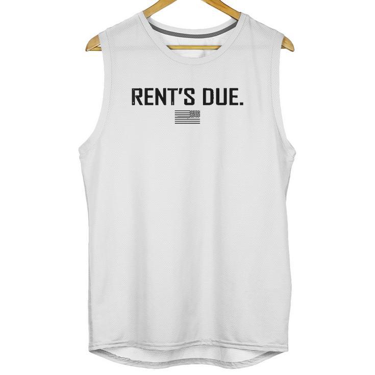 Rents Due Work Hard Bodybuilder Weightlifting Unisex Tank Top