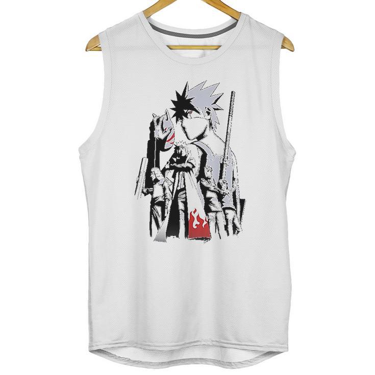 Ripple Junction Naruto Shippuden Adult Kakashi Story Light Weight Crew Unisex Tank Top