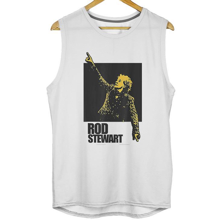 Rod Stewart Pointing Photo Unisex Tank Top