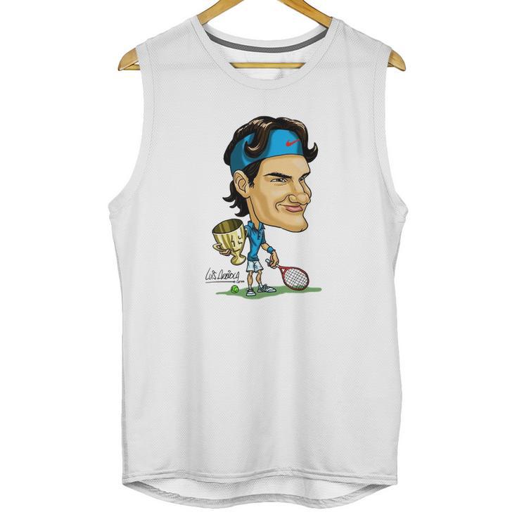 Roger Federer Cartoon Unisex Tank Top