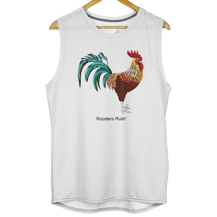 Roosters Rule Unisex Tank Top