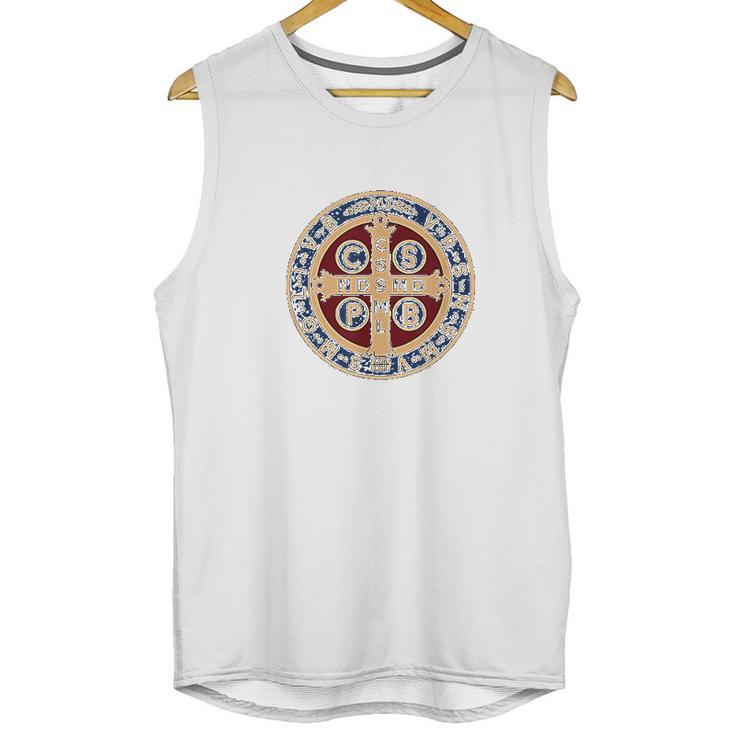 The Saint Benedict Medal Catholic Unisex Tank Top