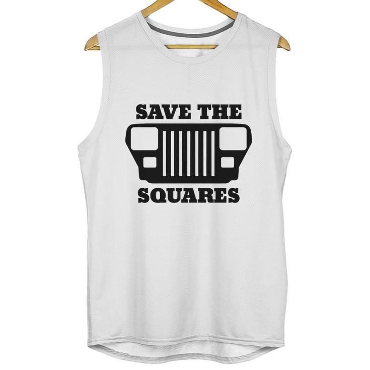 Save The Squares Jeep Unisex Tank Top