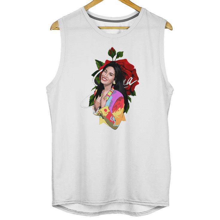 Selena Quintanilla Rose Unisex Tank Top