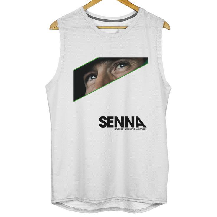 Senna No Fear  No Limits No Equal Unisex Tank Top