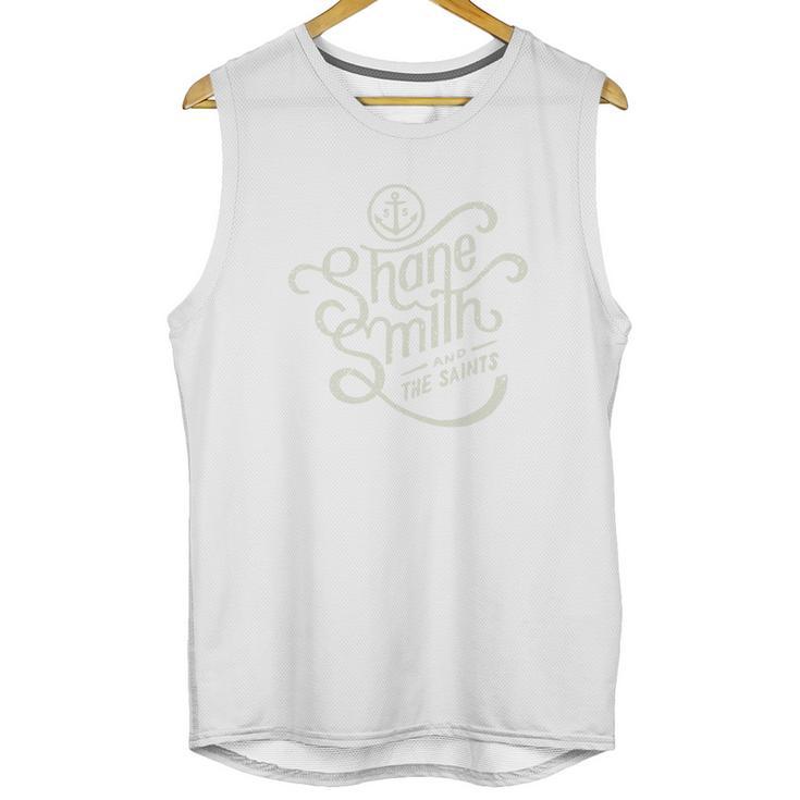 Shane Smith And The Saints Black Cream Crew Unisex Tank Top