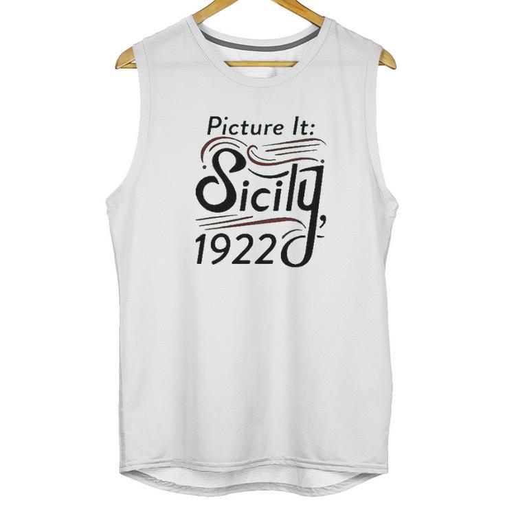 Sicily 1922 Television Funny Retro 80S Graphic Unisex Tank Top