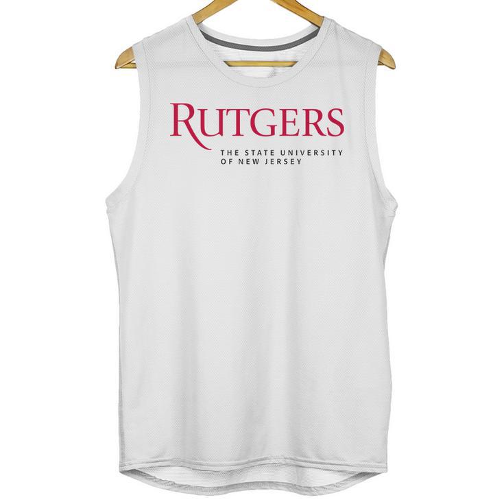 Simple Logo Rutgers University 2020 Unisex Tank Top