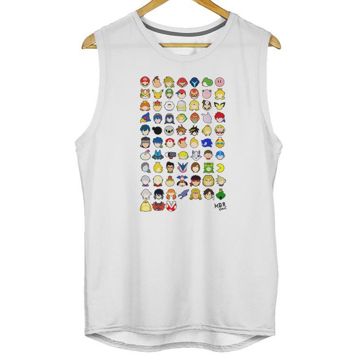 Smash Bros Ultimate Life Stocks Unisex Tank Top