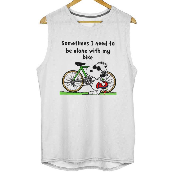 Snoopy Bike Unisex Tank Top