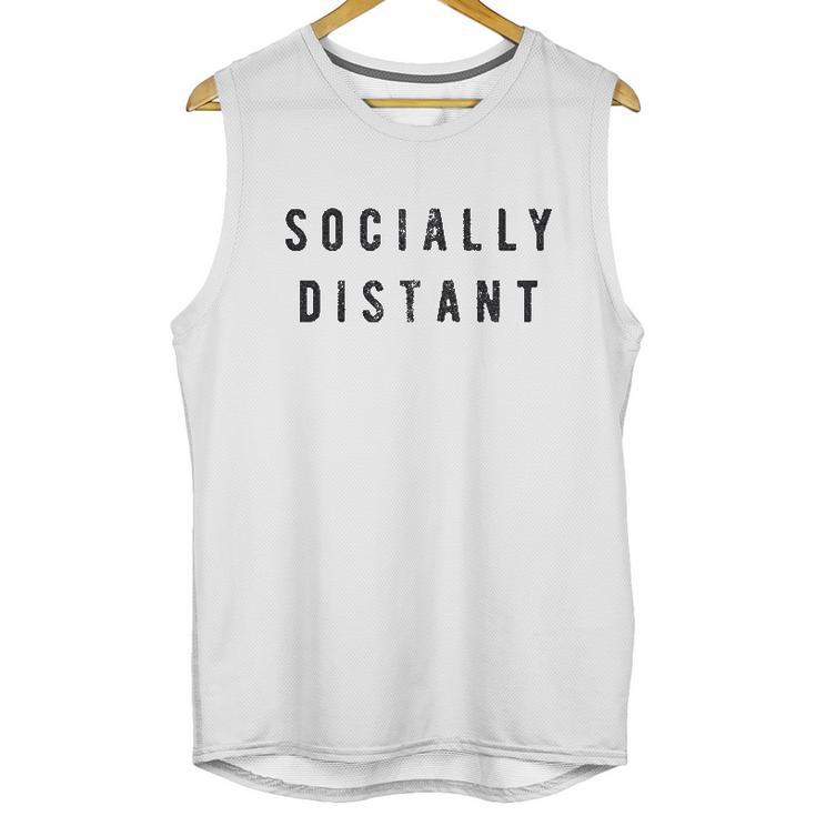 Socially Distant Funny Social Distancing Unisex Tank Top