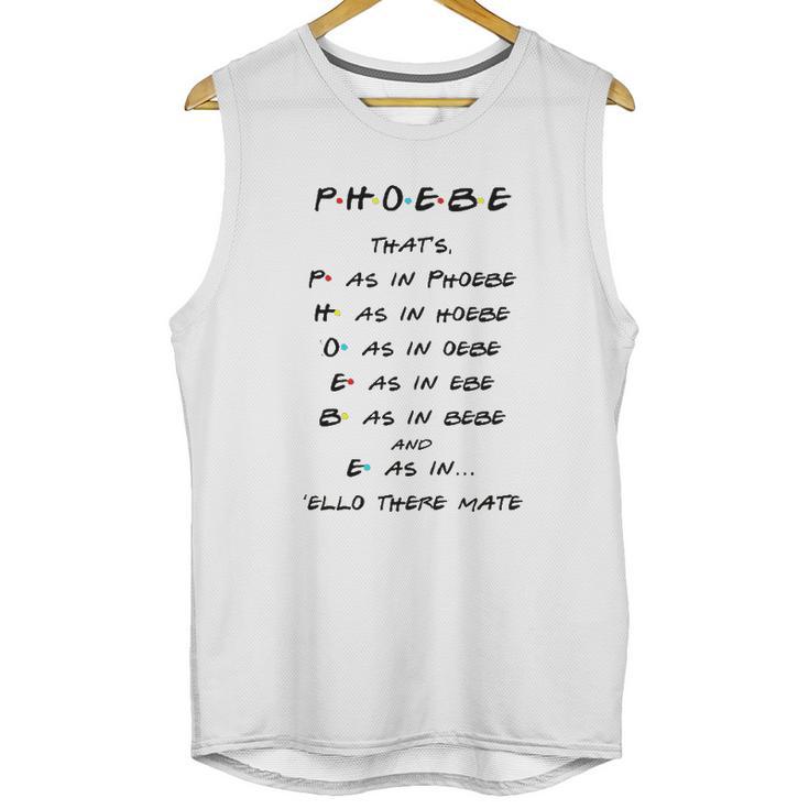 Spelling The Word Phoebe Unisex Tank Top