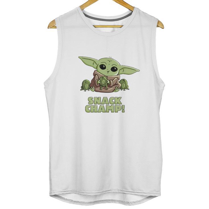 Star Wars The Mandalorian The Child Snack Champ Unisex Tank Top