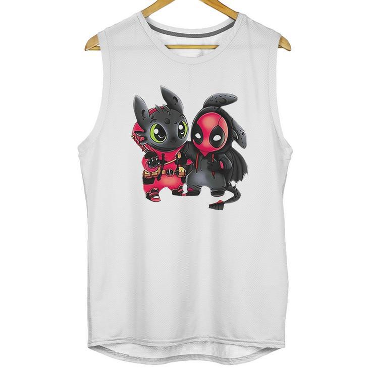 Stitch And Spiderman Unisex Tank Top