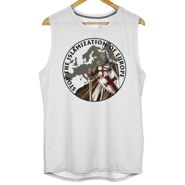 Stop The Islamization Of Europe - Knight Templar Unisex Tank Top