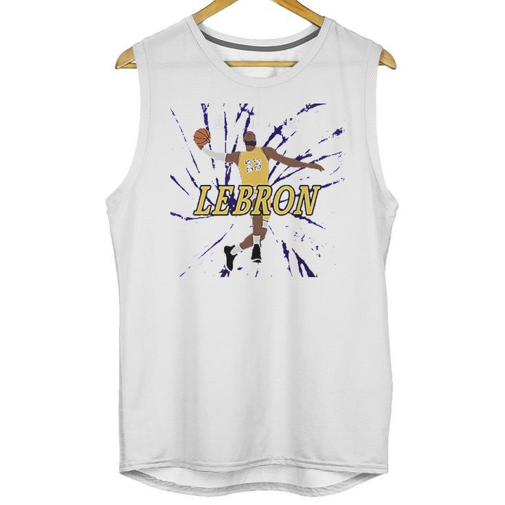 Tie Dye Purple Los Angeles Lebron Air Pic Unisex Tank Top