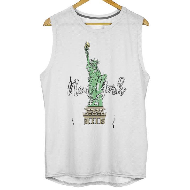 Tourist Statue Of Liberty Iconic New York Unisex Tank Top