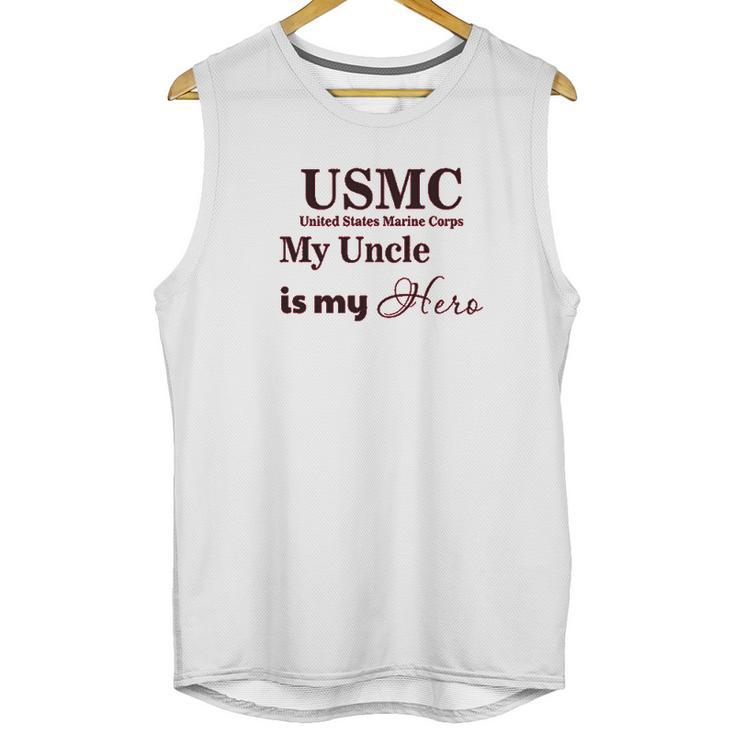 Usmc My Uncle Is Hero Unisex Tank Top