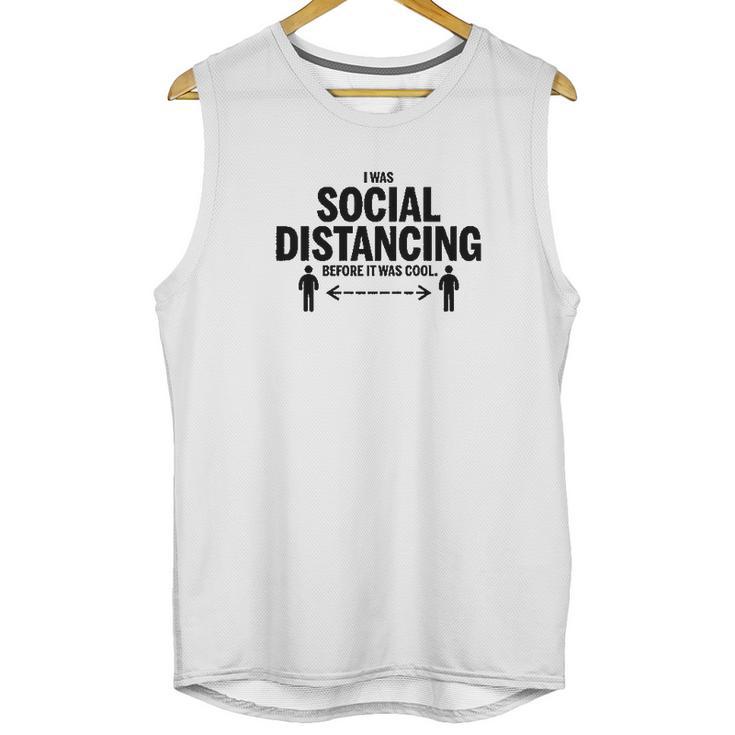 Utopia Sport I Was Social Distancing Unisex Tank Top