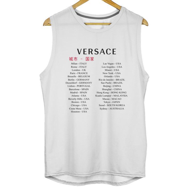 Versace China Shirt Hong Kong 1 Long Sleeve TshirtShirt Unisex Tank Top