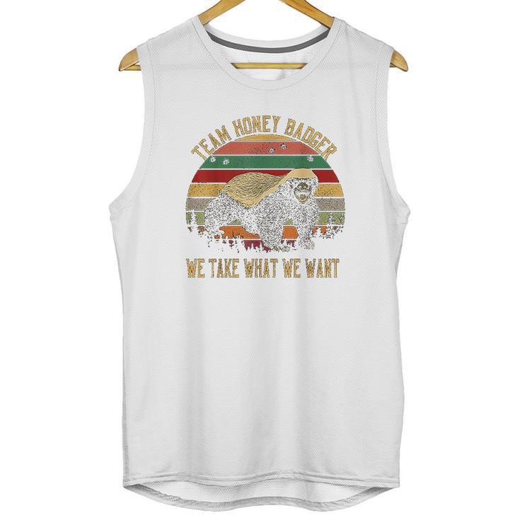 Vintage Honey Badger Team We Take What We Want Unisex Tank Top