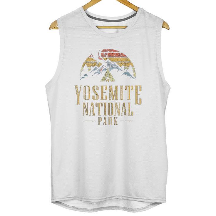 Vintage Yosemite National Park Campfire Unisex Tank Top