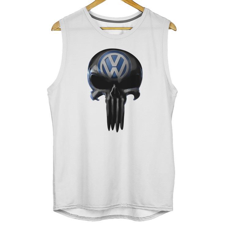 Volkswagen Skull V1 T-Shirt Volkswagen Skull V1 Hoodies Unisex Tank Top